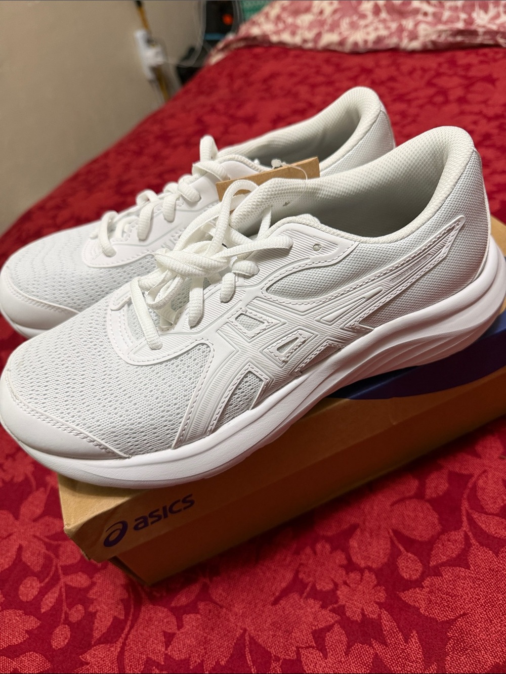 ASICS Women's All-White Lightweight Athletic Sneakers
